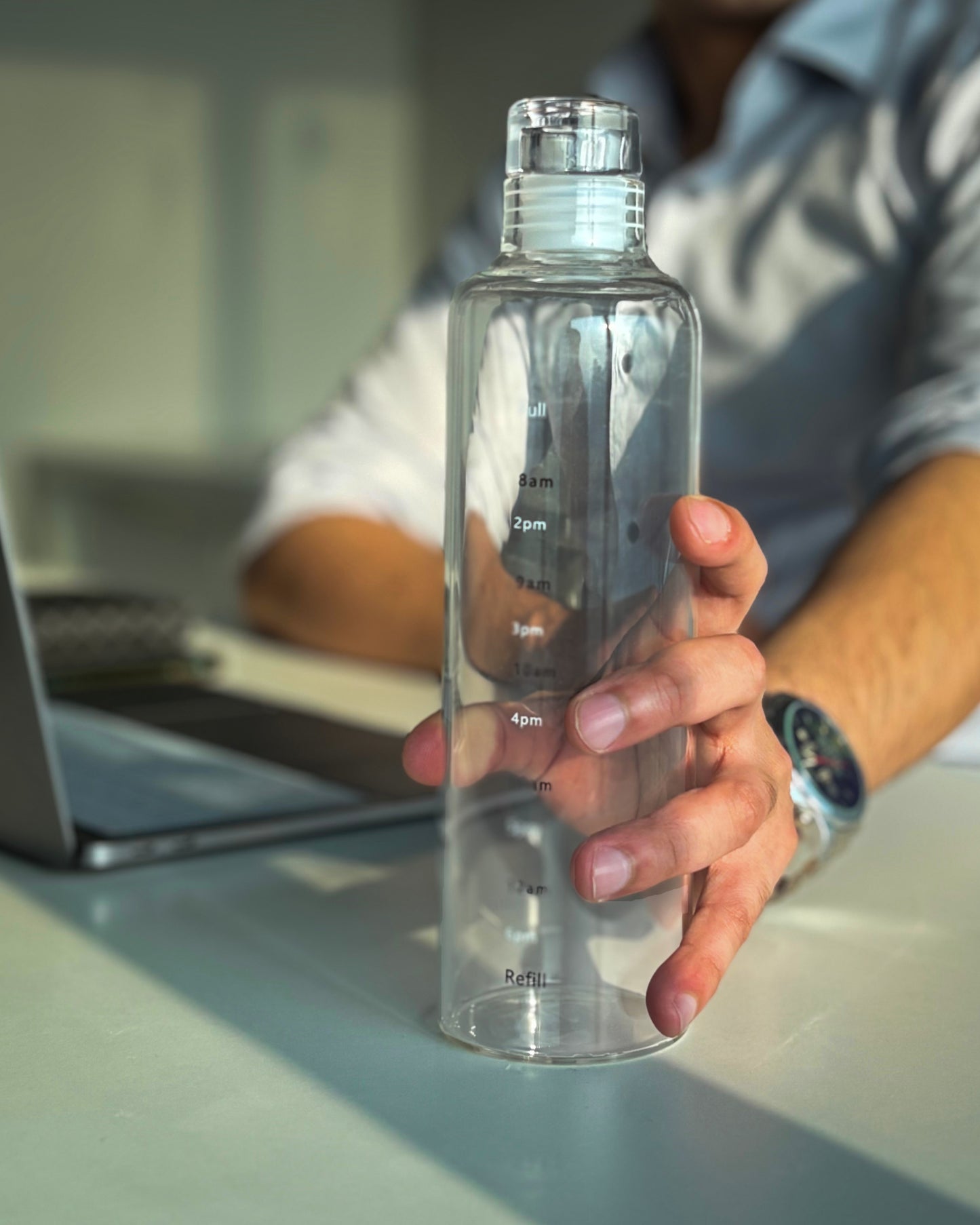 Glass Water Bottle