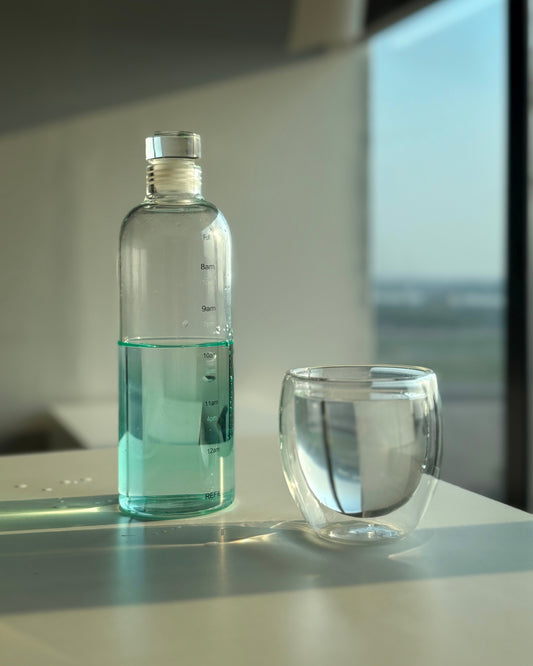 Glass Water Bottles with Gradient
