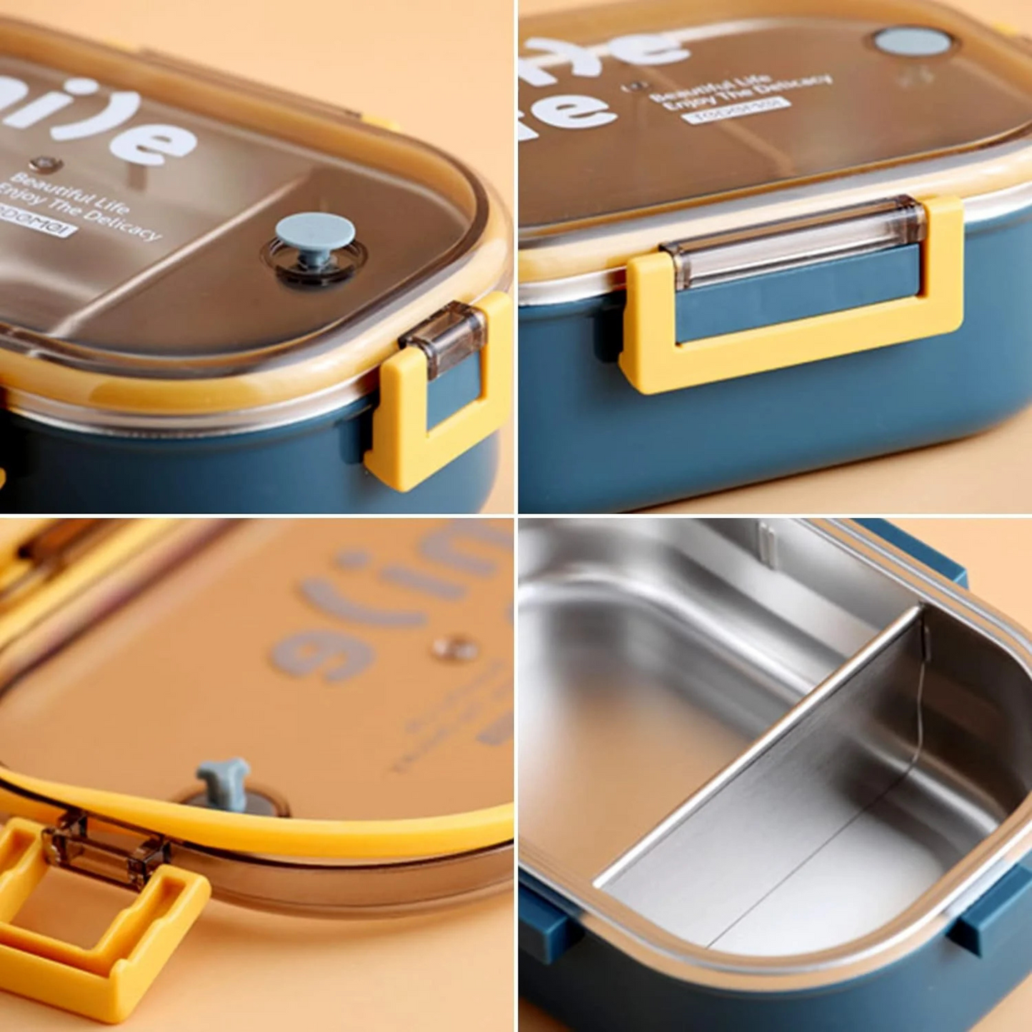Rectangle Stainless Steel Lunch Box (with container)