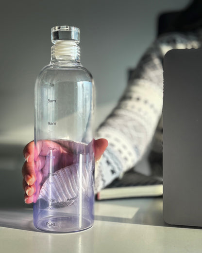 Glass Water Bottles with Gradient