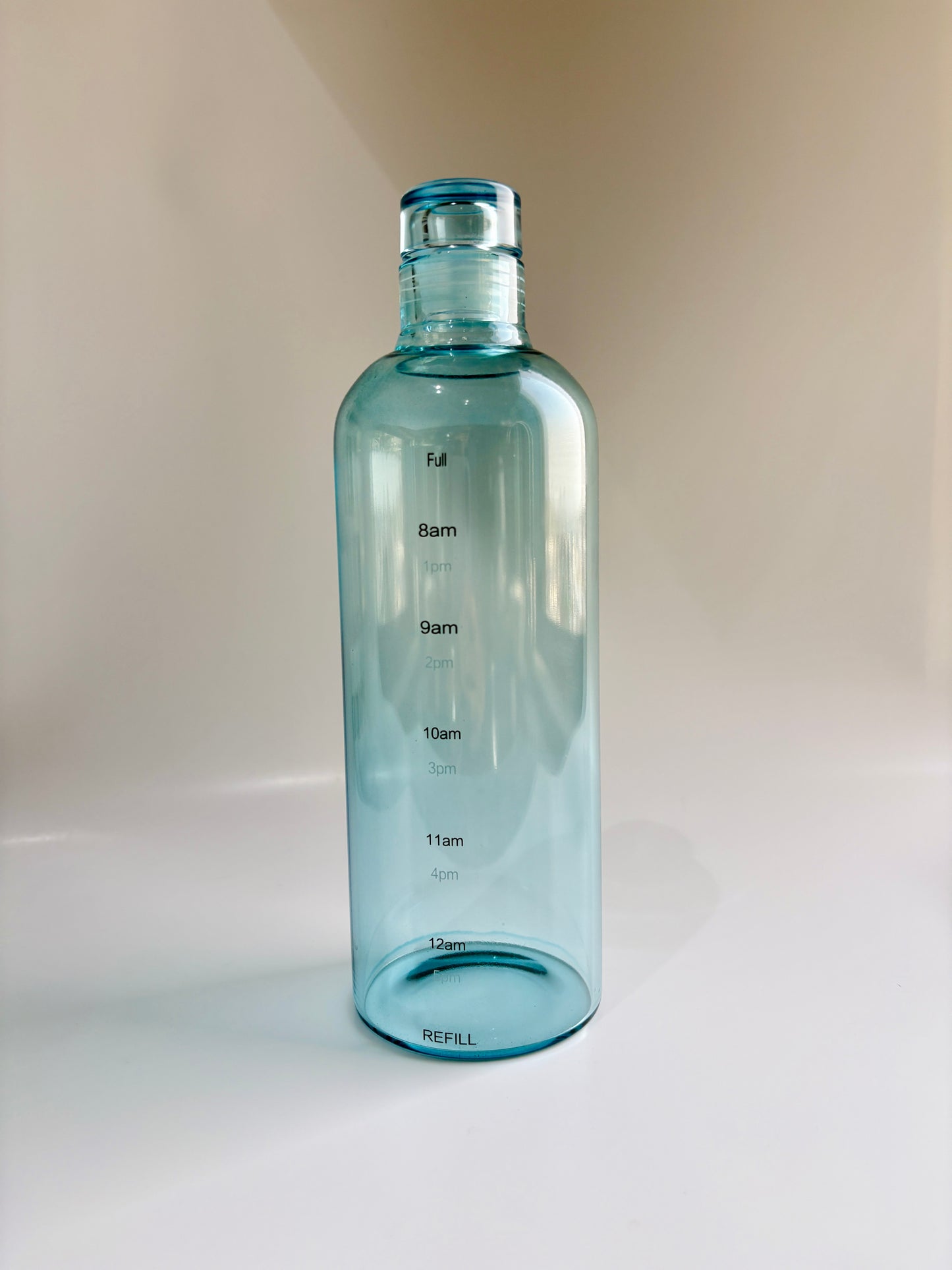 Glass Water Bottles with Gradient