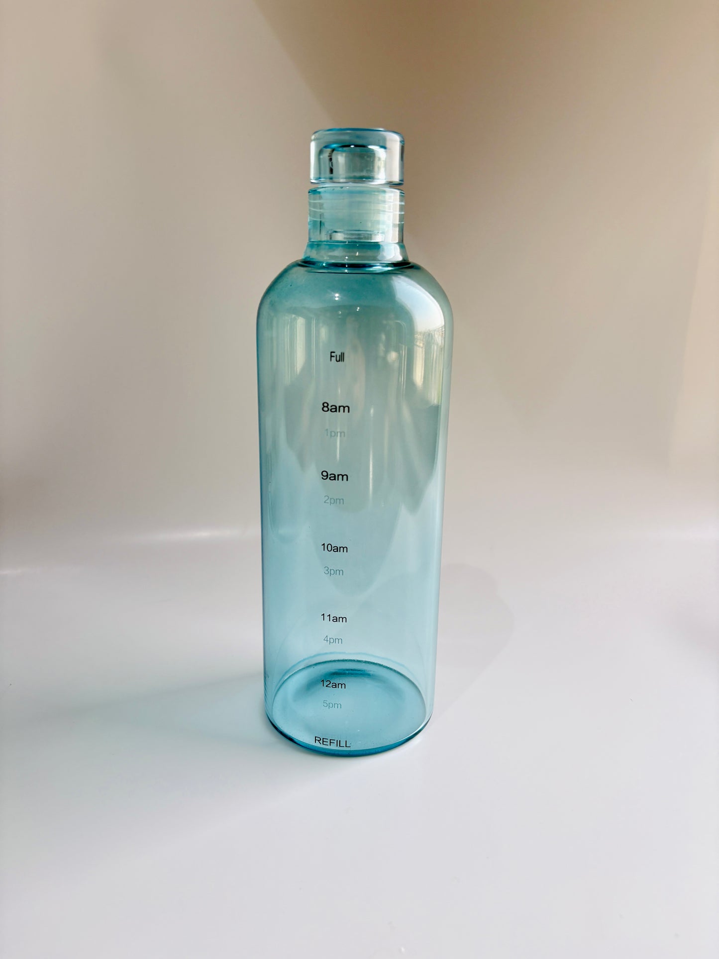 Glass Water Bottles with Gradient