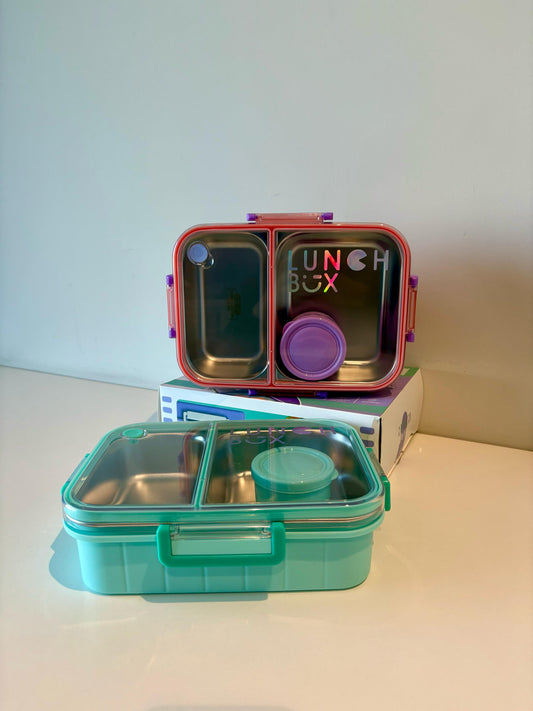 Stainless Steel Bento Box (Double - Container)