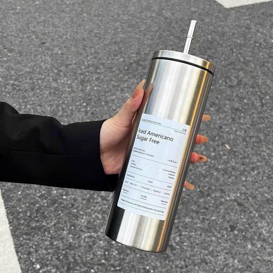 Straight Tumbler with Screw Lid